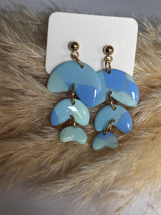 Boucles d'oreilles - Vague