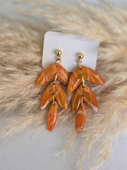 Boucles d'oreilles - Feuillage