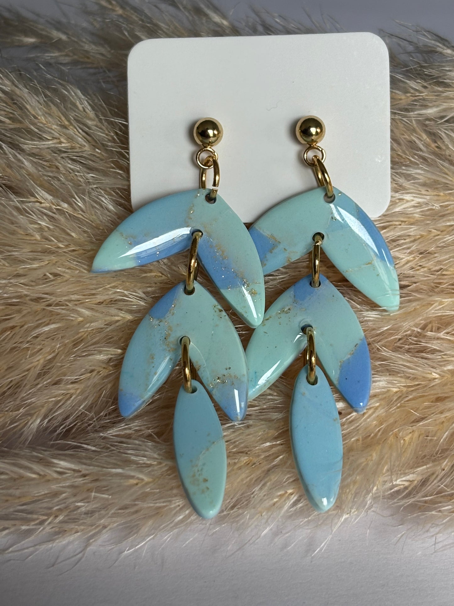 Boucles d'oreilles - Feuillage