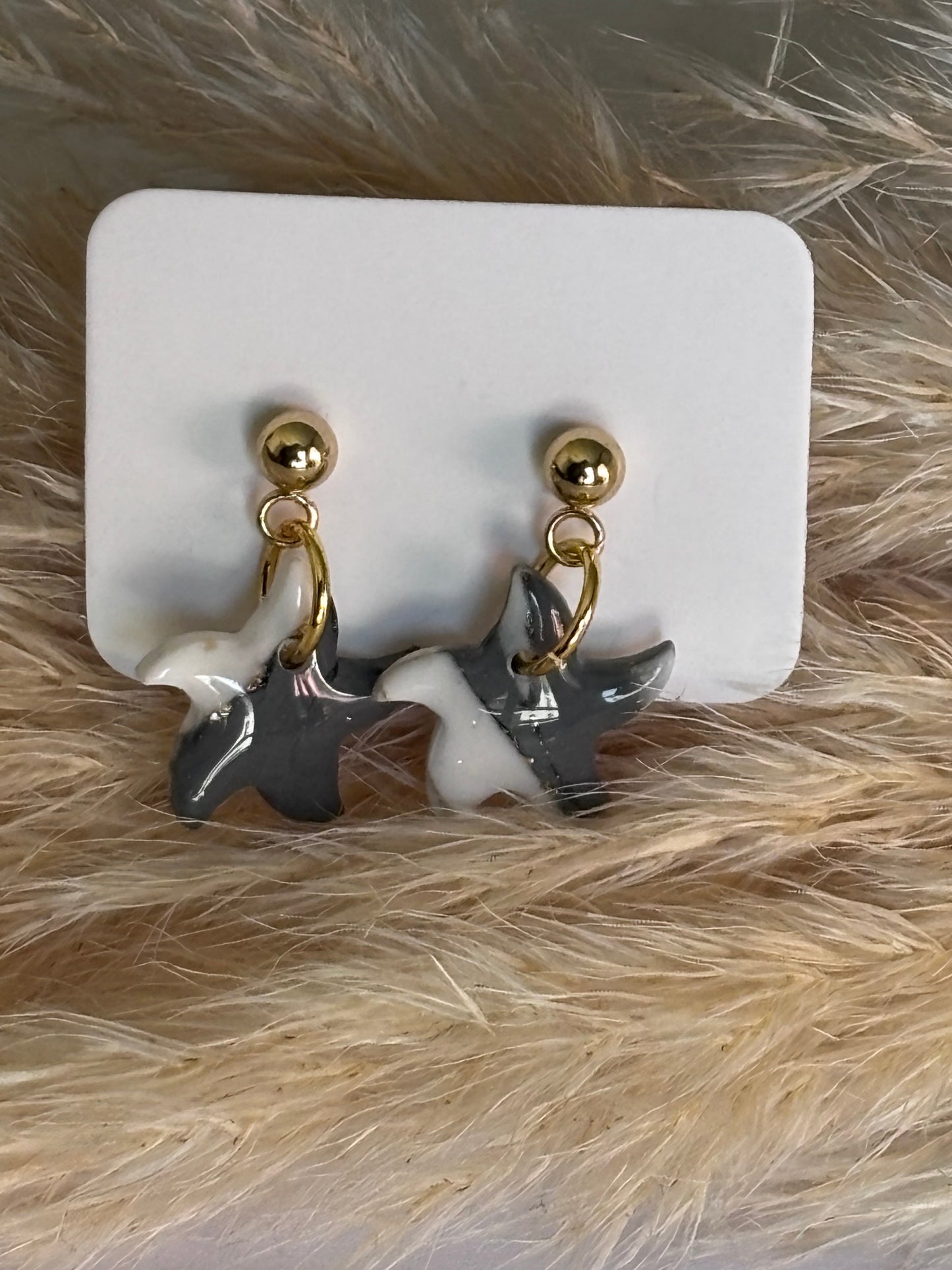 Boucles d'oreilles - Étoile de mer