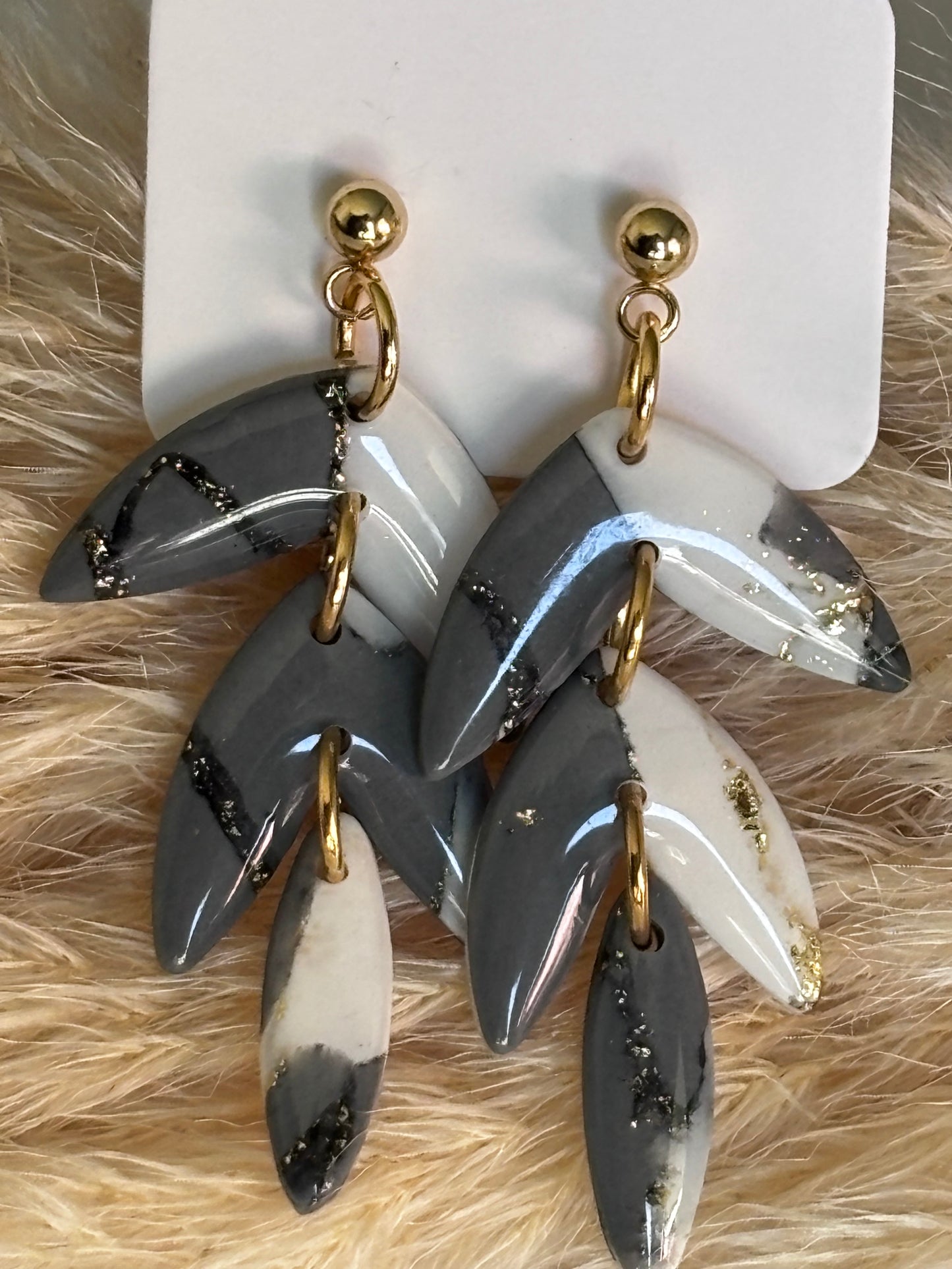 Boucles d'oreilles - Feuillage