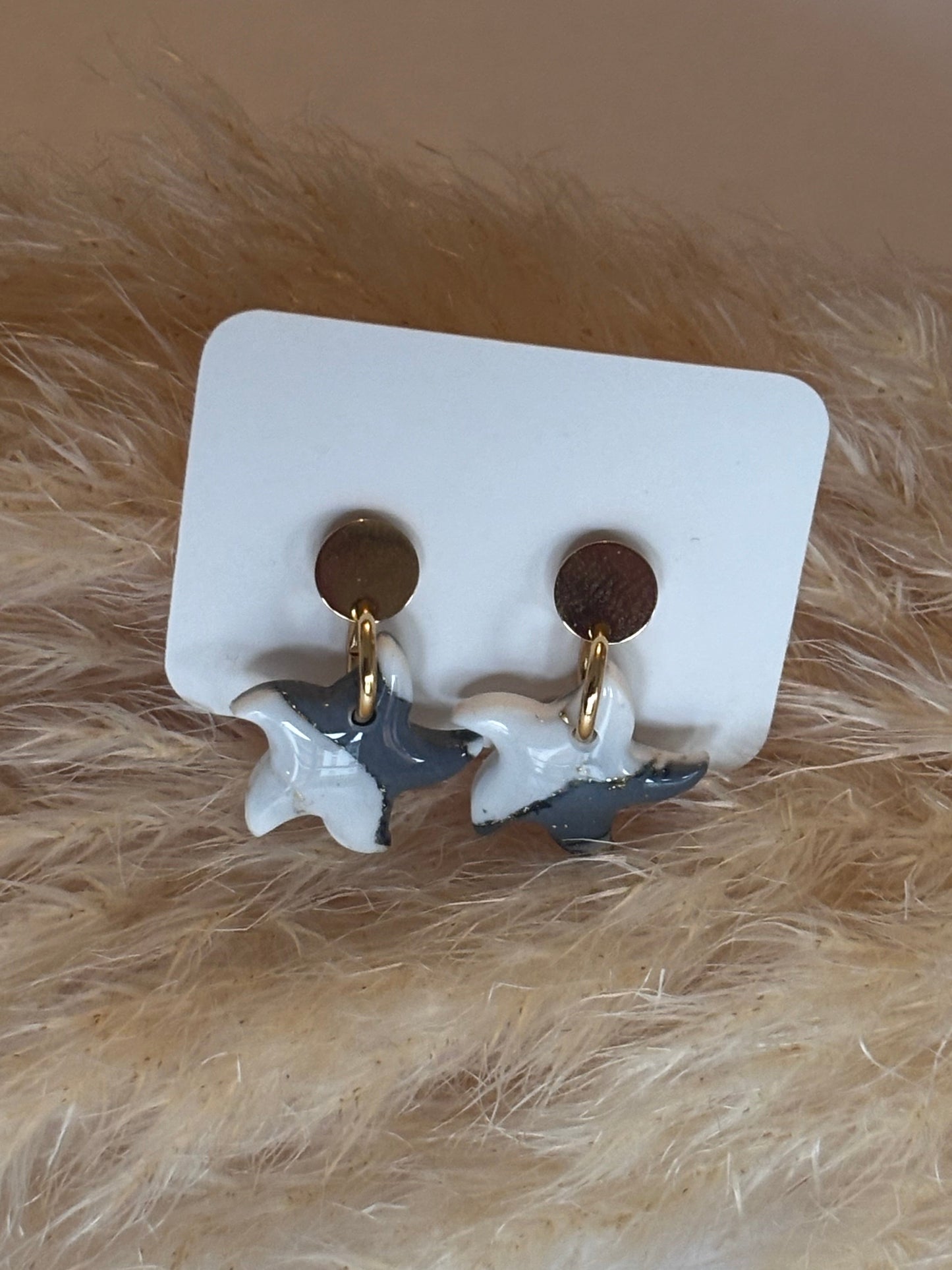 Boucles d'oreilles - Étoile de mer