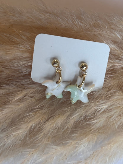 Boucles d'oreilles - Etoile de mer