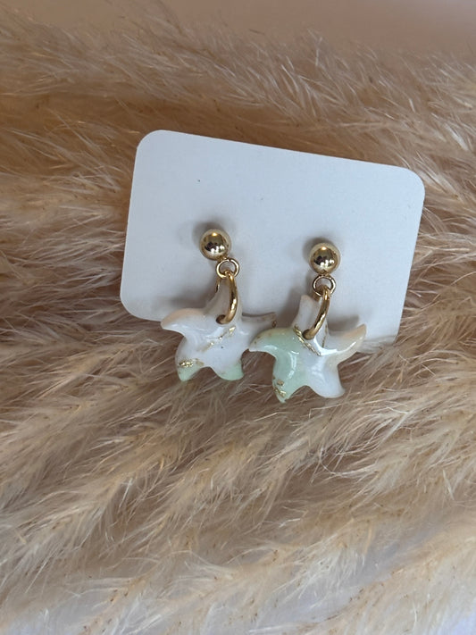 Boucles d'oreilles - Etoile de mer
