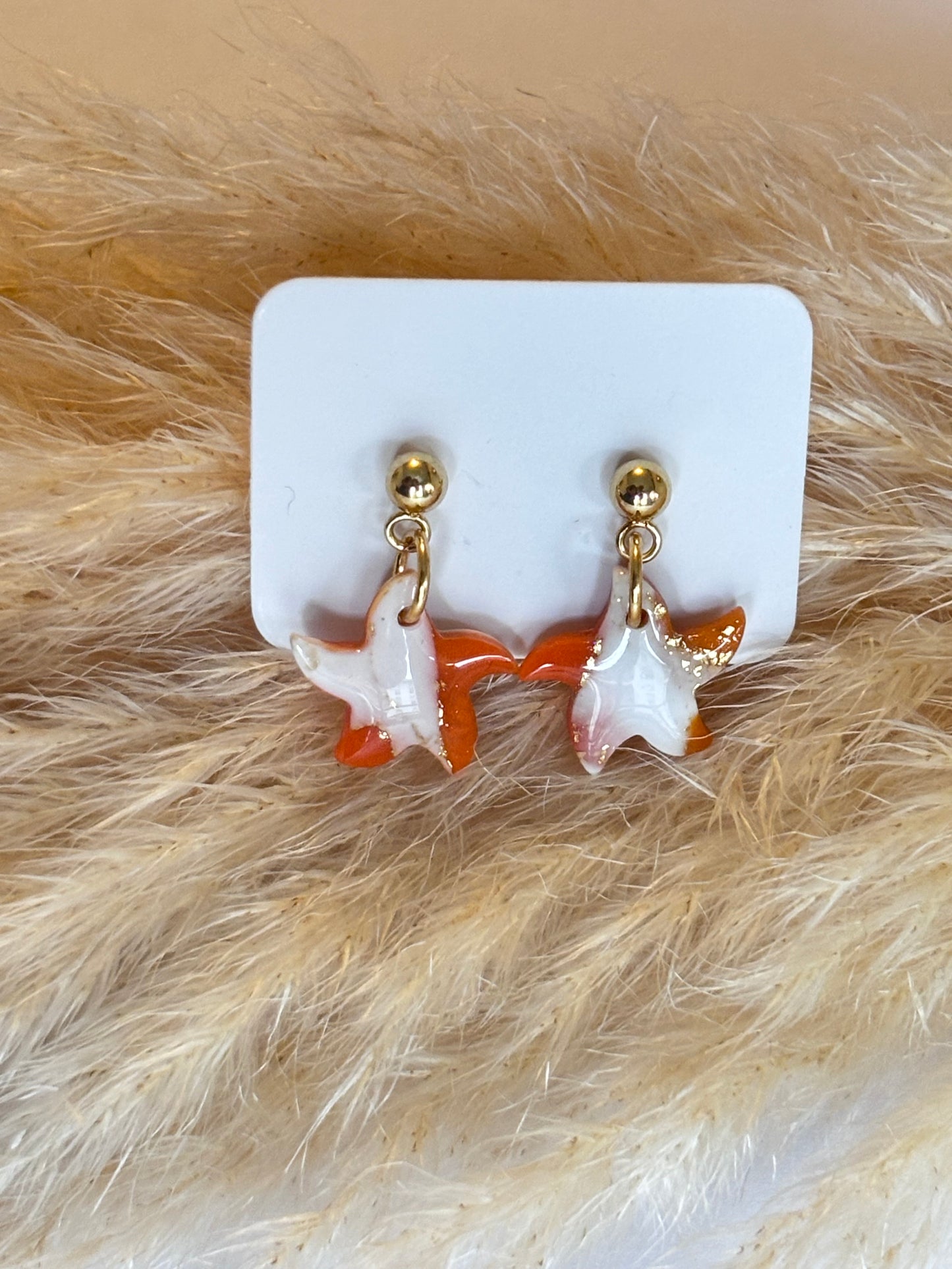 Boucles d'oreilles - Étoile de mer